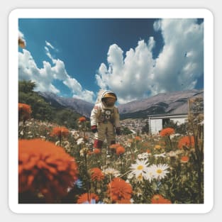 Daisies of The Galaxy Sticker